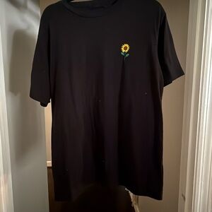 Black Sunflower T-Shirt